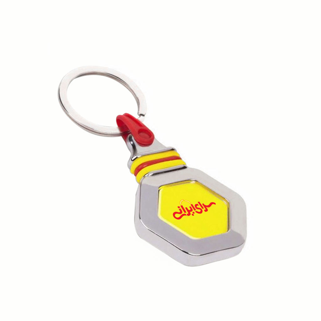 جاکلیدی اختصاصی کریستال دور کروم هگزاگون کد KE-106 - تصویر 2